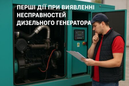 Несправності дизельного генератора